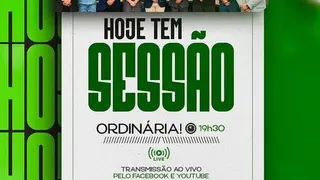Hoje Tem Sessão Ordinária na Câmara Municipal de Soledade às 19h30