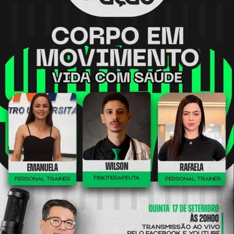 🎙️ CÂMARA EM AÇÃO | CORPO EM MOVIMENTO, VIDA E SAÚDE 💪❤️
