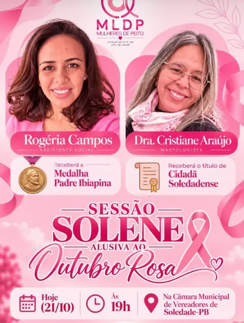 🌸💗 Uma noite de reconhecimento, cuidado e valorização da vida!