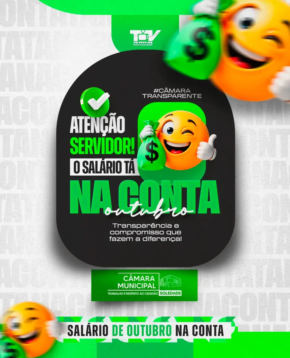 💰✅ Salário na conta