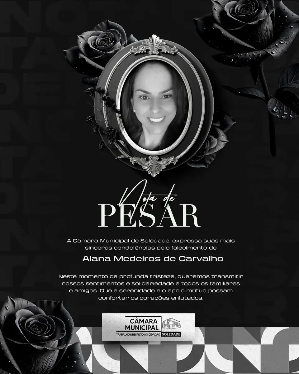 NOTA DE PESAR