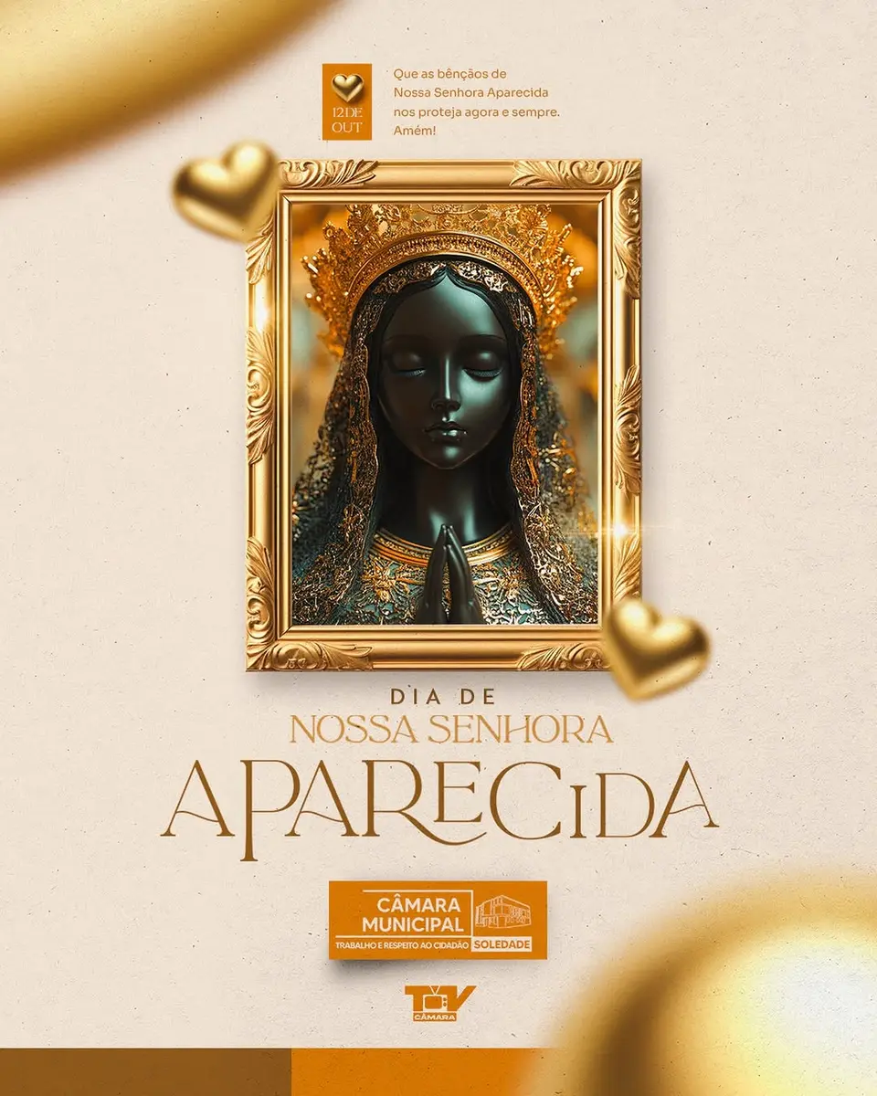 🙏💙 12 de outubro | Dia de Nossa Senhora Aparecida