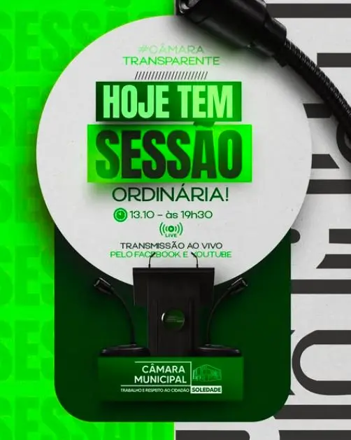 HOJE TEM SESSÃO!