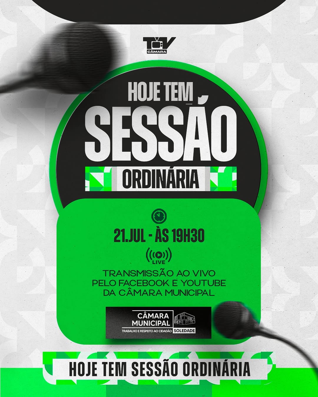 Após o recesso legislativo, a Câmara Municipal de Soledade retoma, nesta terça-feira, a...