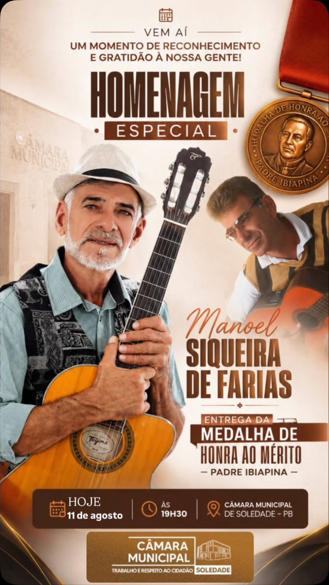 Hoje é dia de celebrar uma história construída com talento, dedicação e amor pela nossa...